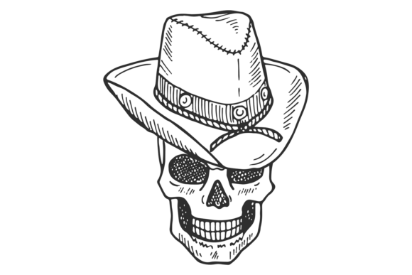 A Skull with a Cowboy Hat on Top: A Bold Design for the Right Projects