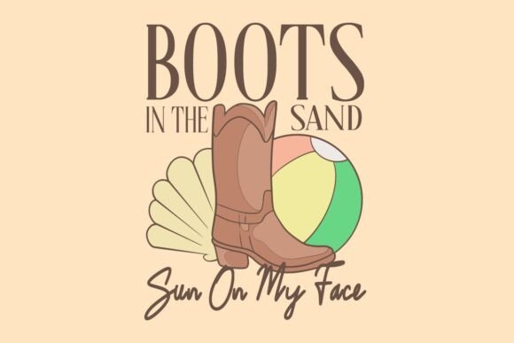 Boots in the Sand T-shirt Western Style Review