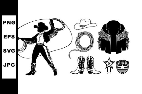 Cowboy Character with Lasso: A Bold Embroidery Design for Real Projects