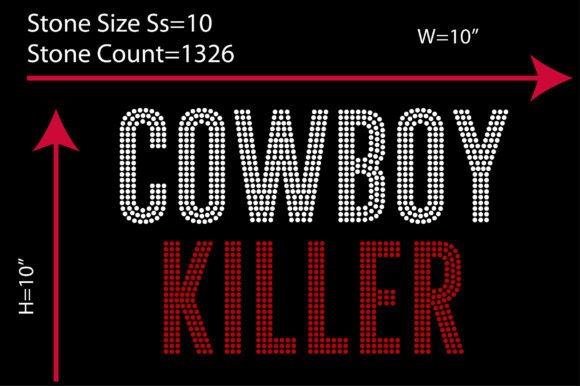 Cowboy Killer Rhinestone Design Review: A Bold Embroidery Statement
