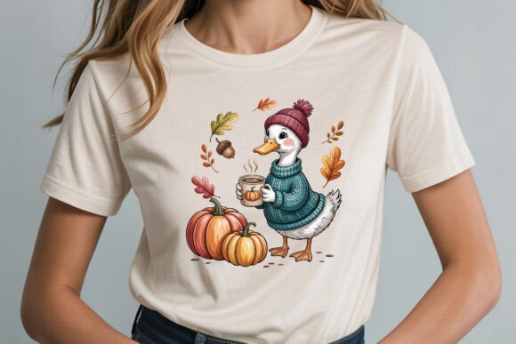 Cozy Pumpkin Coffee Goose Fall Art Review