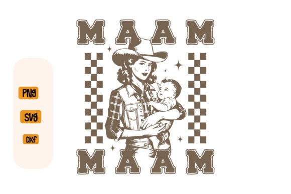 Retro Western Mothers Day Embroidery Design Review