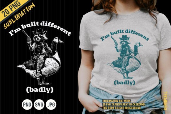 Reviewing the Cowboy Raccoon Riding Goose SVG