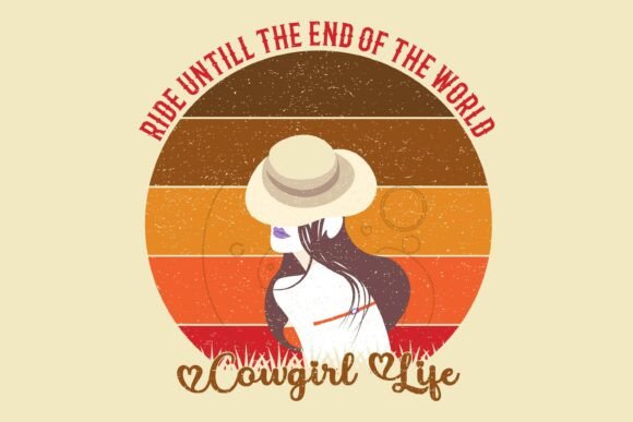 Vintage Cowgirl T-Shirt Design: A Bold Yet Practical Embroidery Pick