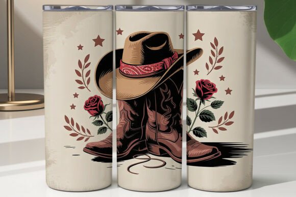 Vintage Western Tumbler Wrap Design Review
