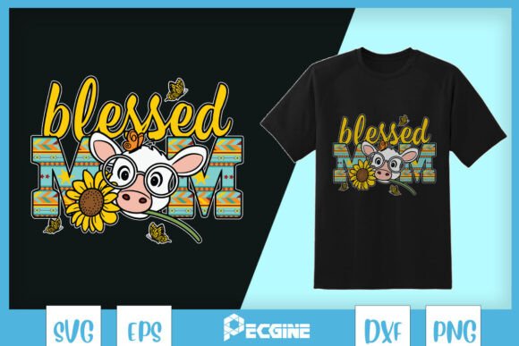 Western Blessed Mom Baby Calf Mother SVG Review
