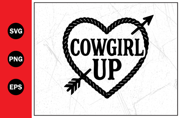 Western Heart Rope Border Cowgirl Up Svg Review