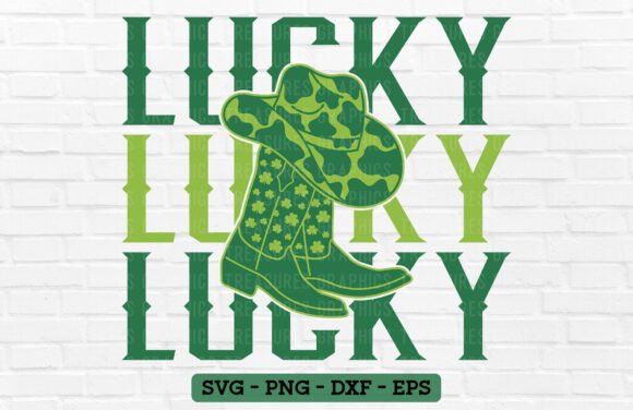 Western Lucky St Patrick s Day PNG SVG Review