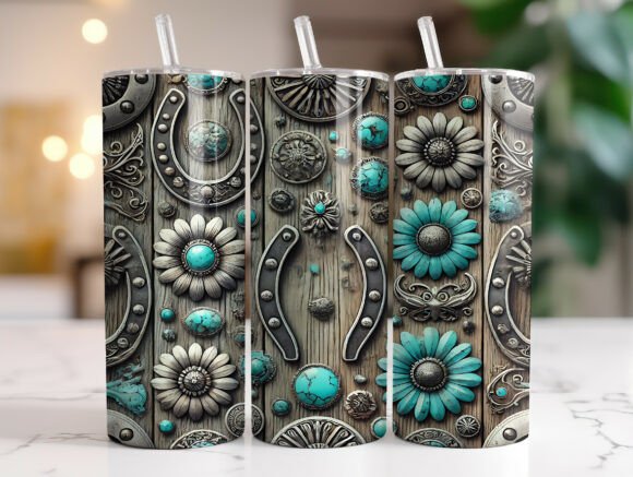 Western Turquoise Floral 20oz Tumbler Review for Real Projects