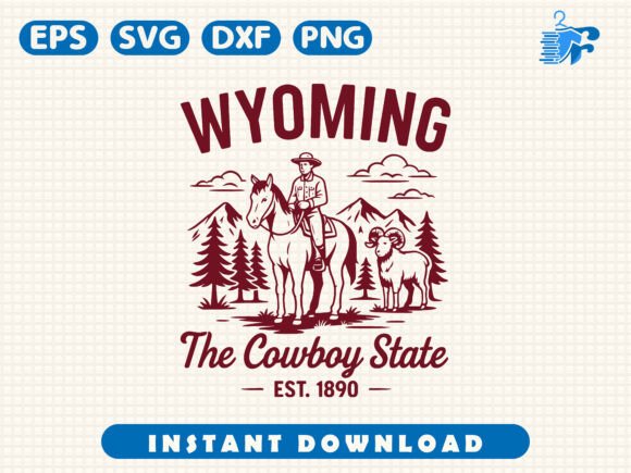 Wyoming the Cowboy State Embroidery Design Review
